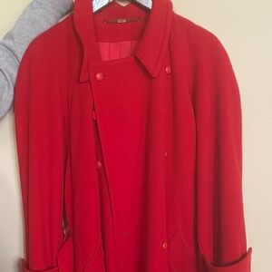 Mondi Long Maxi Red Women's Coat